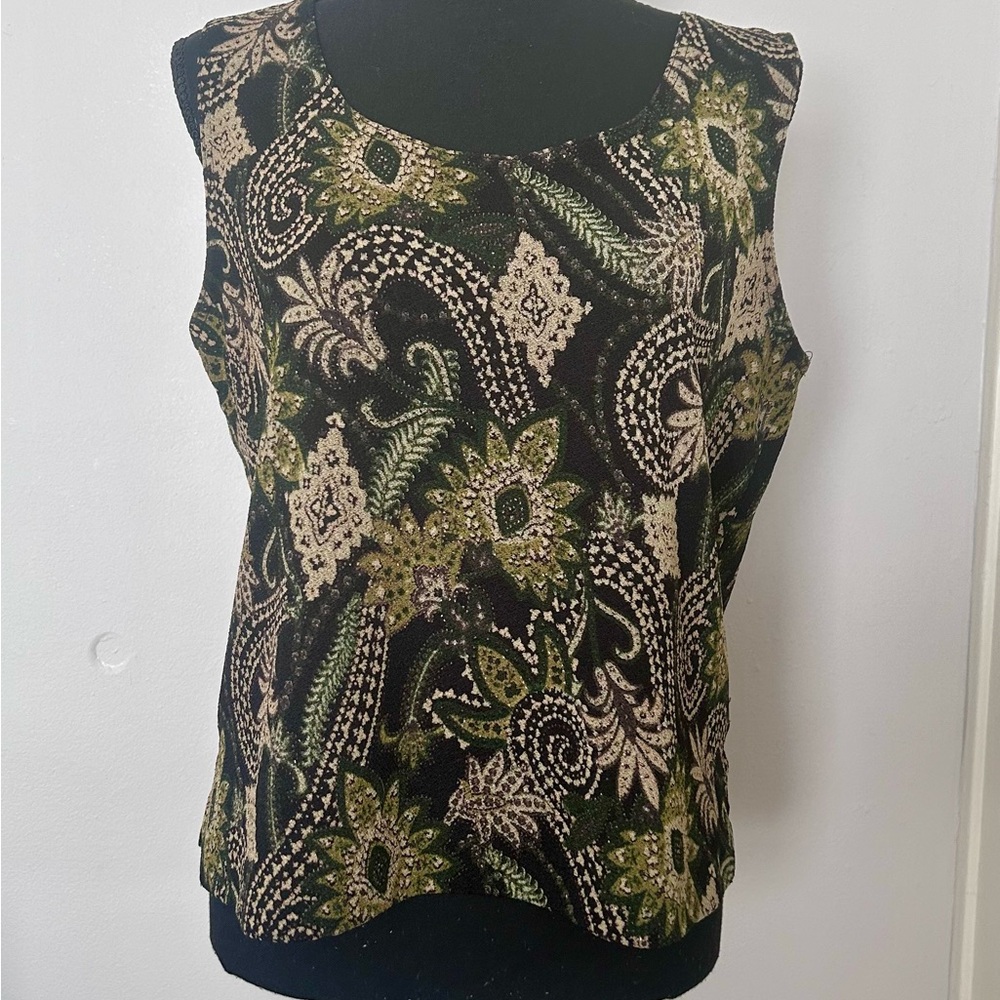 Vintage Textured Tank Top